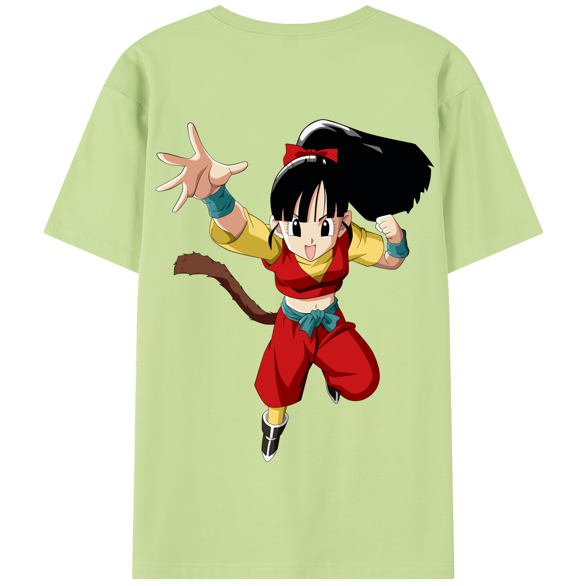 （画像用） ドラゴンボール パン DRAGON BALL Pan 綿100％半袖Tシャツ（背面プリント）